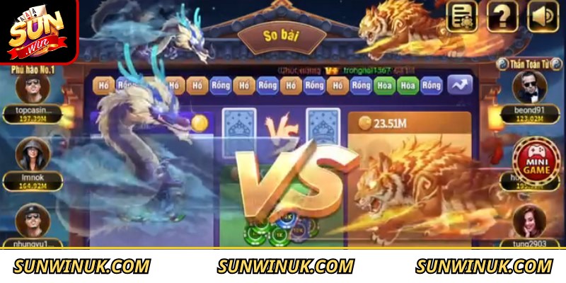 Rồng Hổ Sunwin - Bí Quyết Chinh Phục Game Bài Đổi Thưởng 1 Rồng Hổ được mệnh danh là siêu phẩm ăn khách tại nền tảng Sunwin