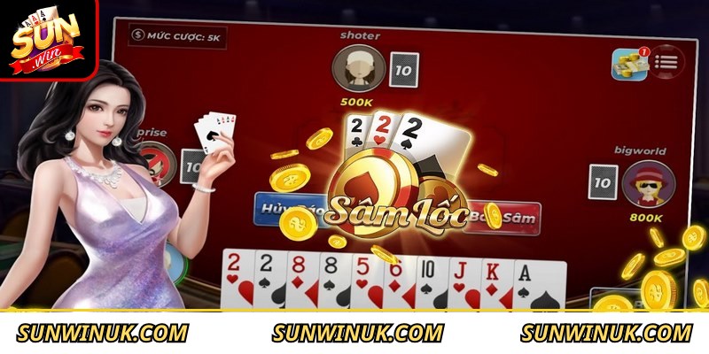 Sâm lốc online Sunwin là game bài hấp dẫn thu hút hàng triệu game thủ